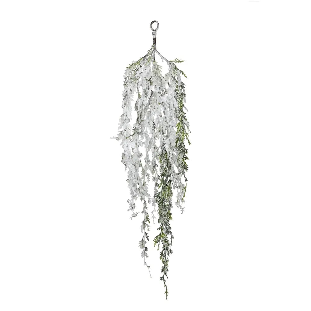 Snowy pine hanging bush Wholesale Flowers by Flowers Made Easy