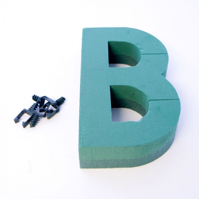 Floral Foam Letter B Wholesale Flowers by Flowers Made Easy