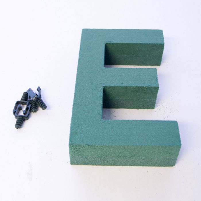 Floral Foam Letter E Wholesale Flowers by Flowers Made Easy
