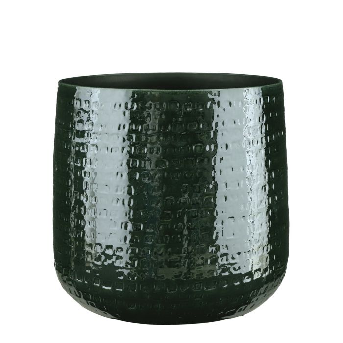 MICA DECORATIONS FLOYD PLANT POT - H30x32 CM - GREEN