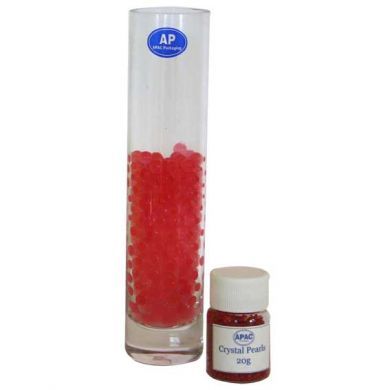 Crystal Pearls - Red