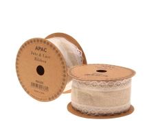 Ribbon - Lace -White