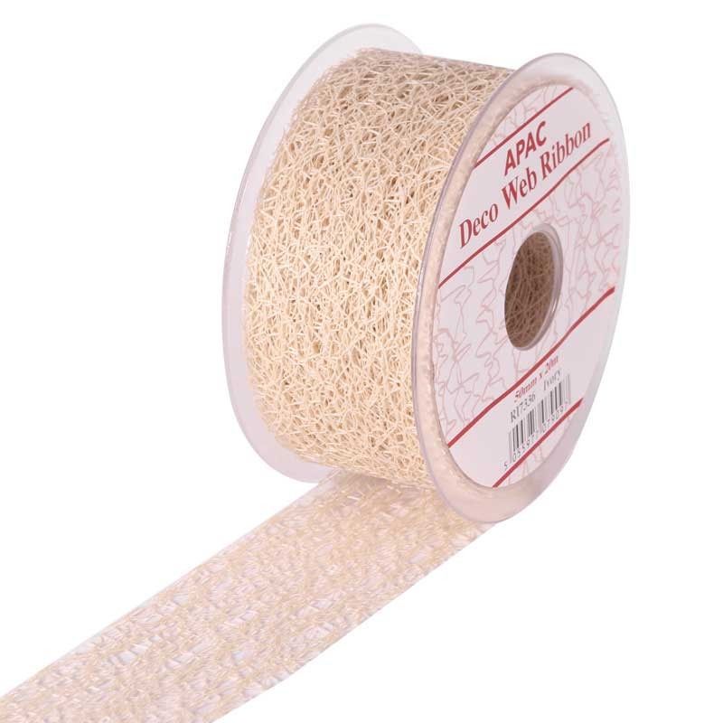 Ribbon - Deco Web - Ivory