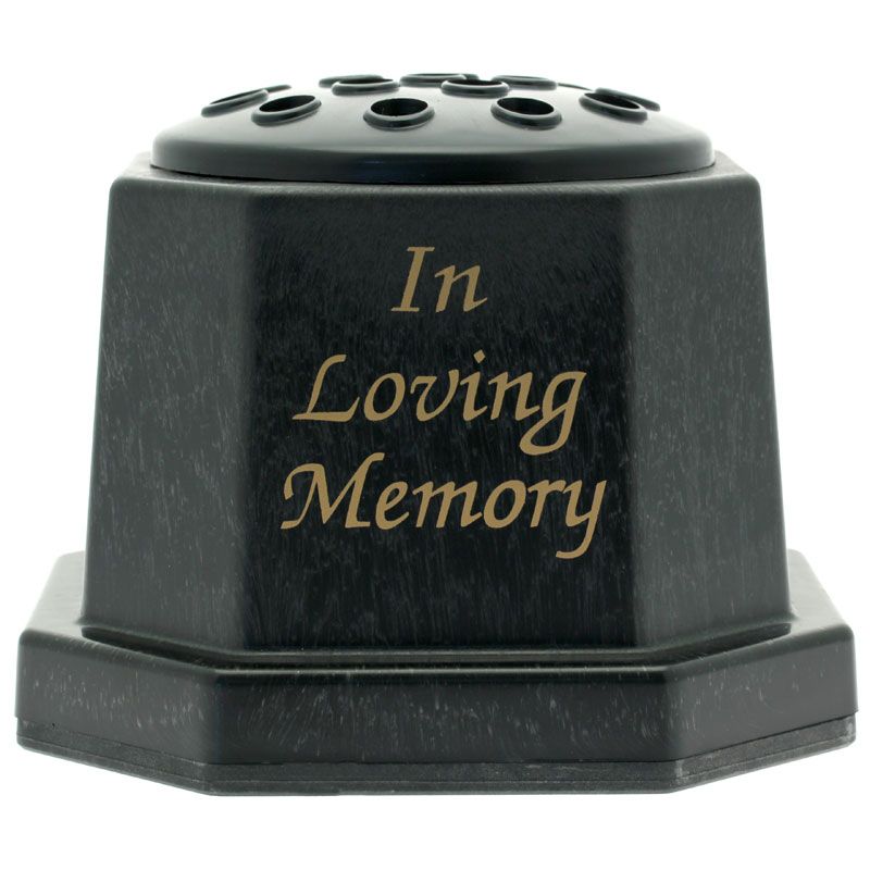 Memorial Vase - Black