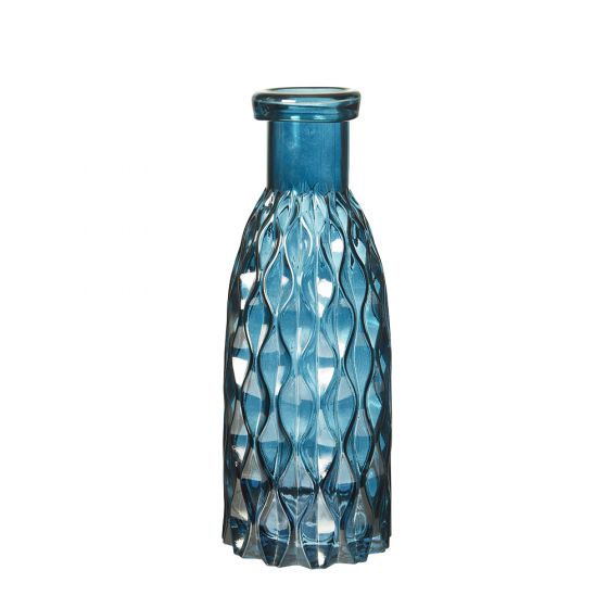 Aral Bottle Vase - Blue - 37cm