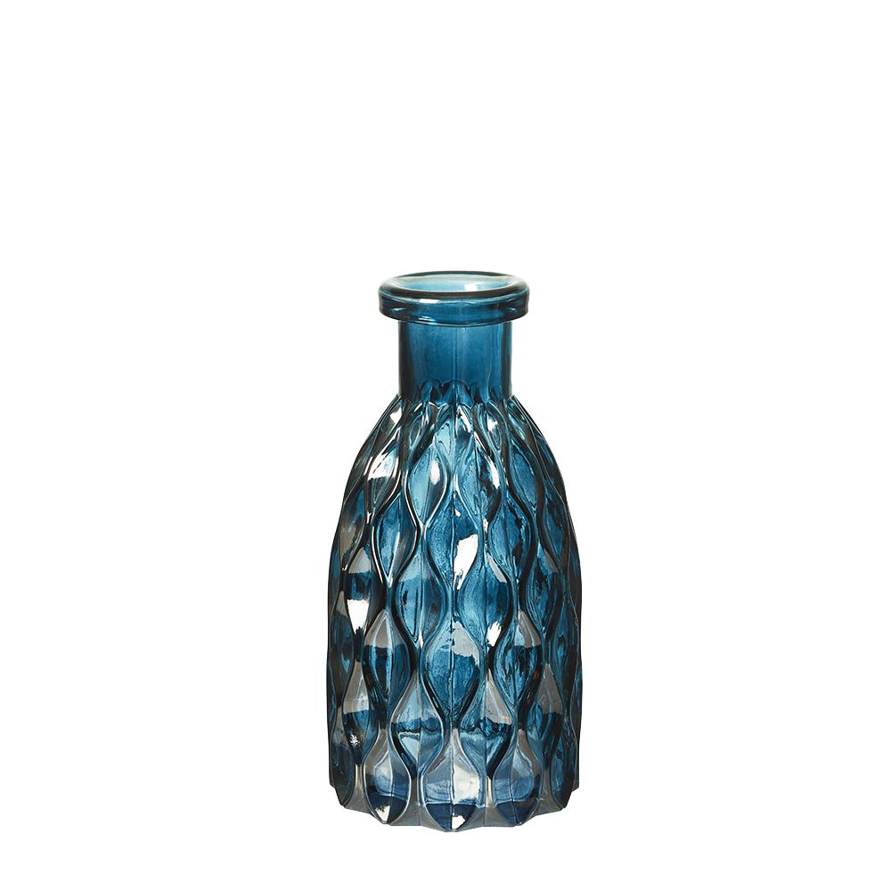 Aral Bottle Vase - Blue - 29cm