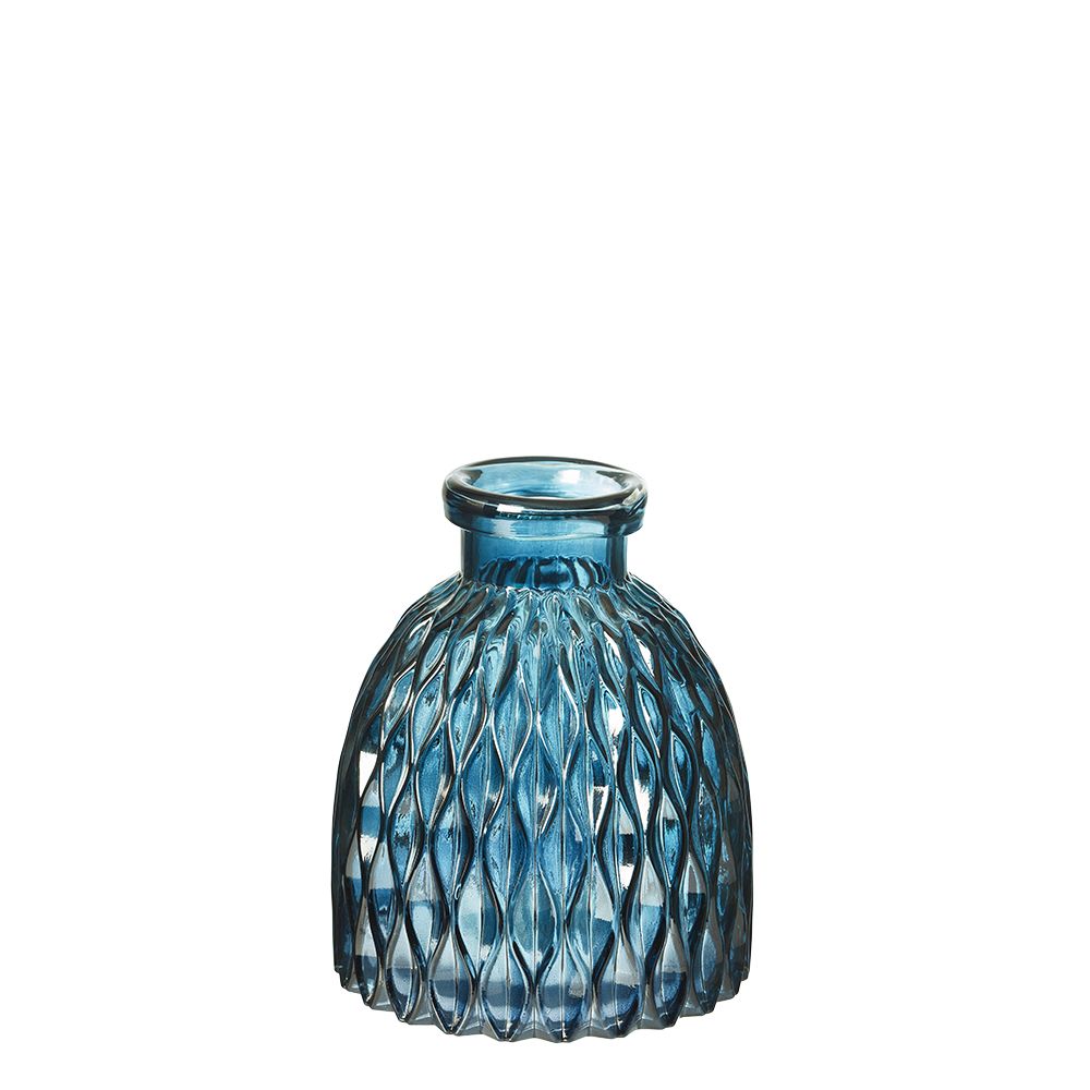 Aral Bottle Vase - Blue - 23cm