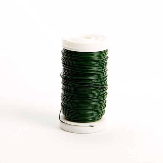 Green Lacquered Reel Wire - 0.28mm