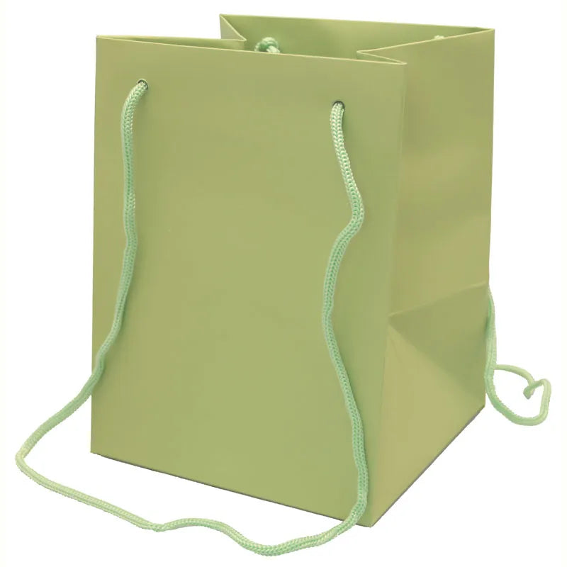 Sage Green Hand Tie Bag (19 x 25cm) x10