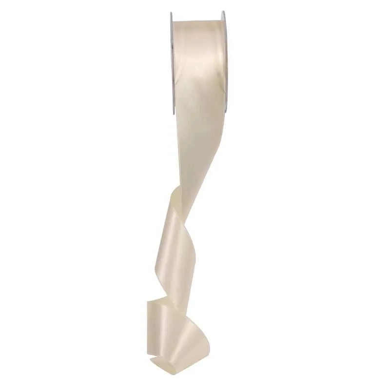 Cream Satin Ribbon (50mm x 20m)
