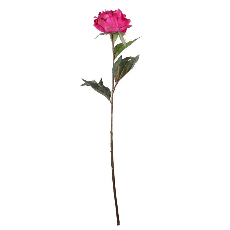 Single Peony Magenta (68cm)
