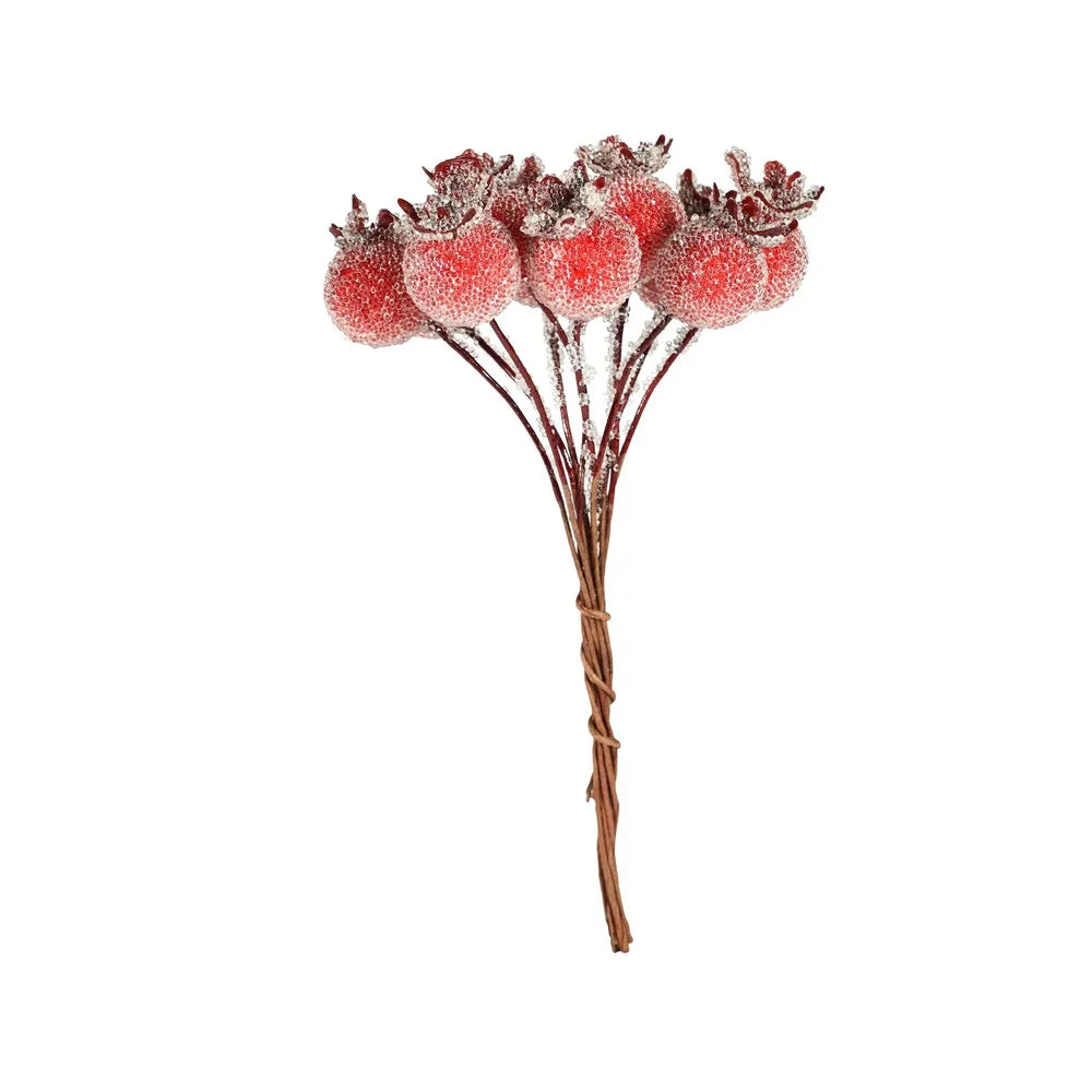 Frosted Berry Bunch x 10 Red