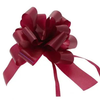 Burgundy Pull Bow (31mm) x30