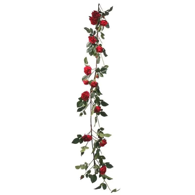 Luxury Rose Garland Red (1.8m)