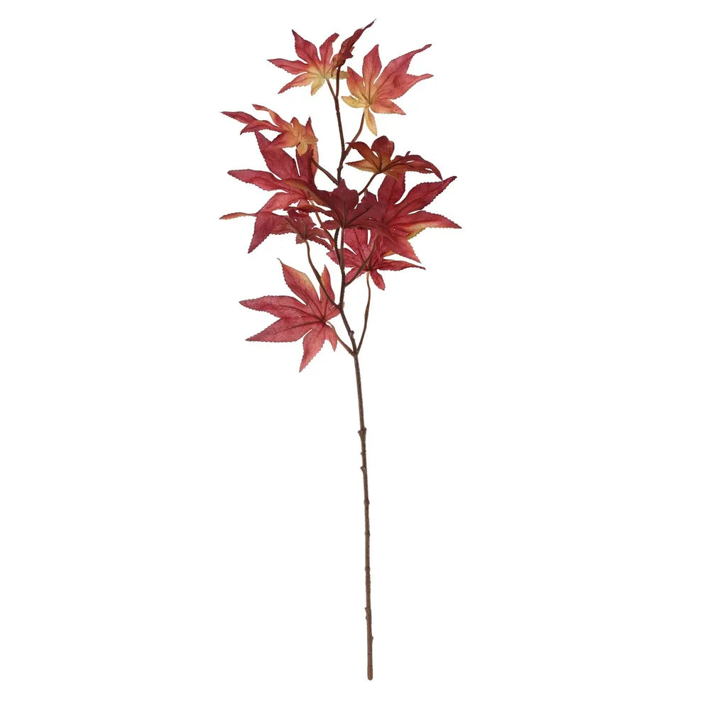 Glamis Maple Leaf Spray 64cm Red (