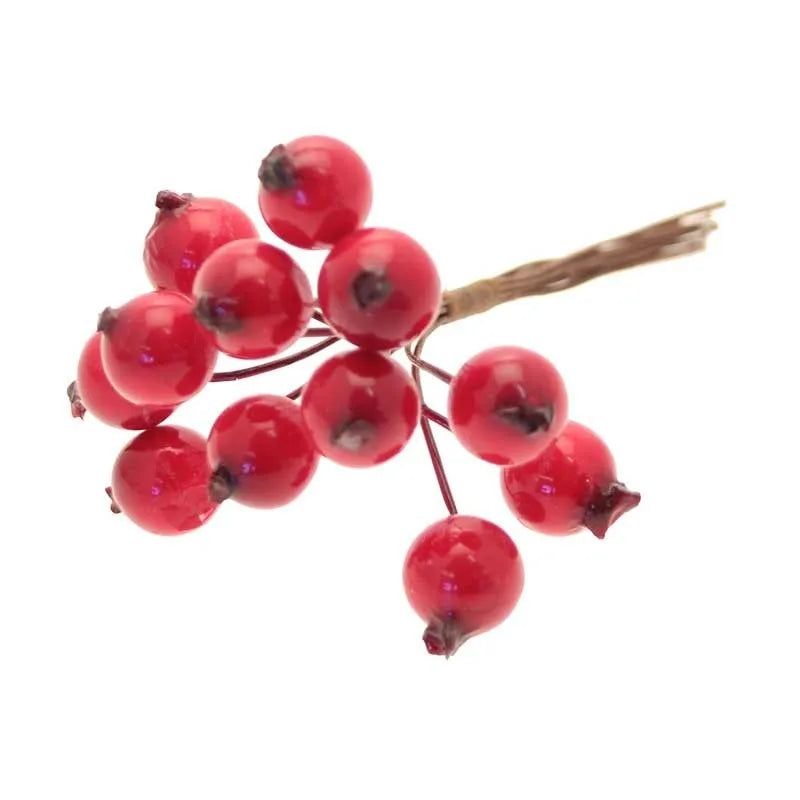 Red Berry Bunch 10cm - 12 berries