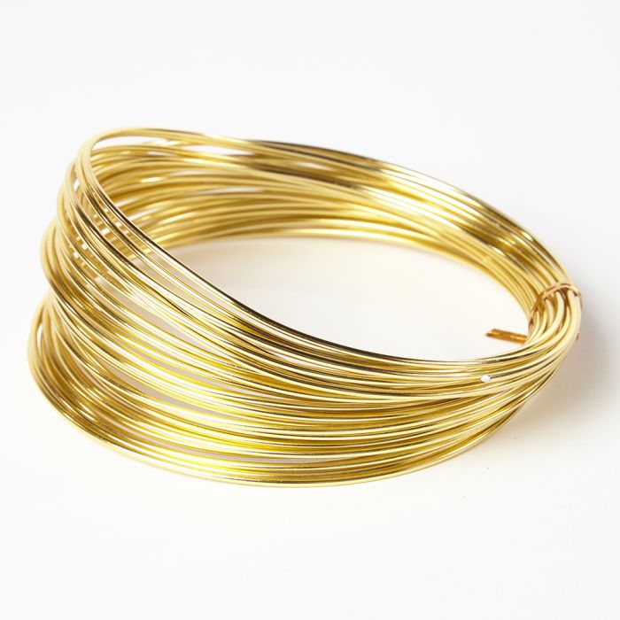 Aluminium Wire - Light Gold