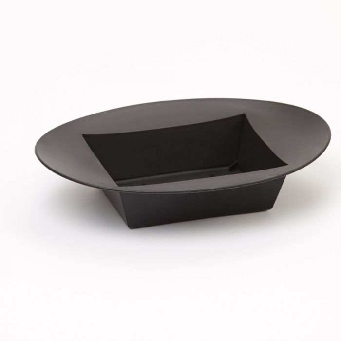 Designer Bowl - Oval - Black