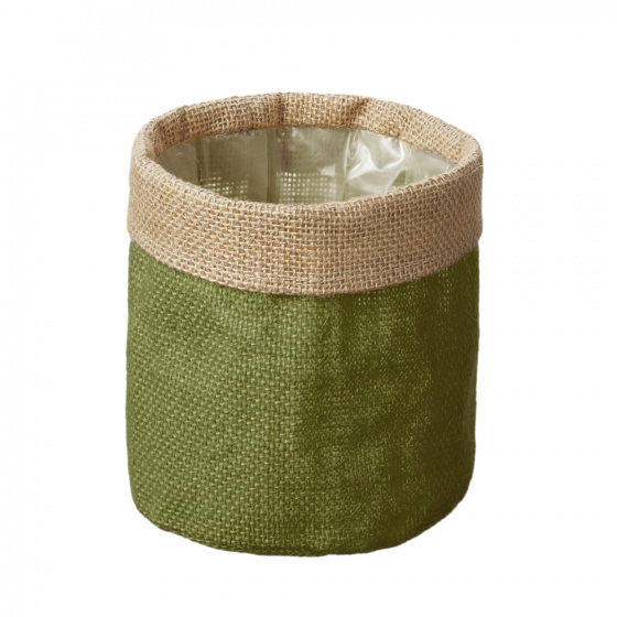 Hessian Bag - Olive Green