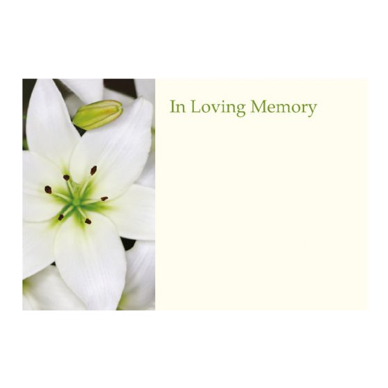 Greeting Card - In Loving Memory