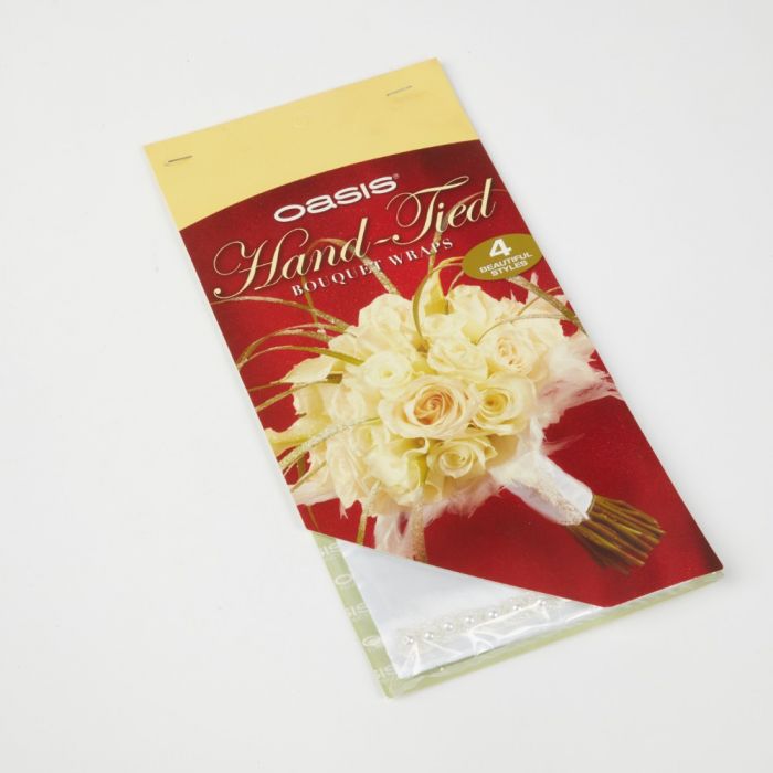 Silk Bouquet Wrap - Pearl White