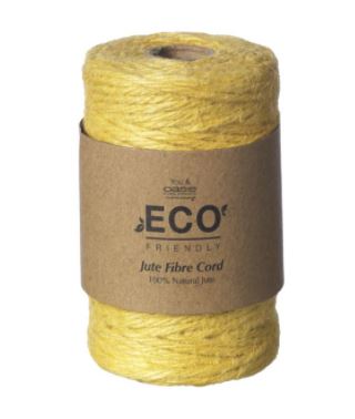 Jute Fibre Cord - Mustard Yellow