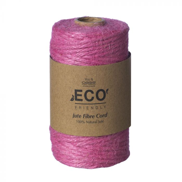 Jute Fibre Cord - Pink