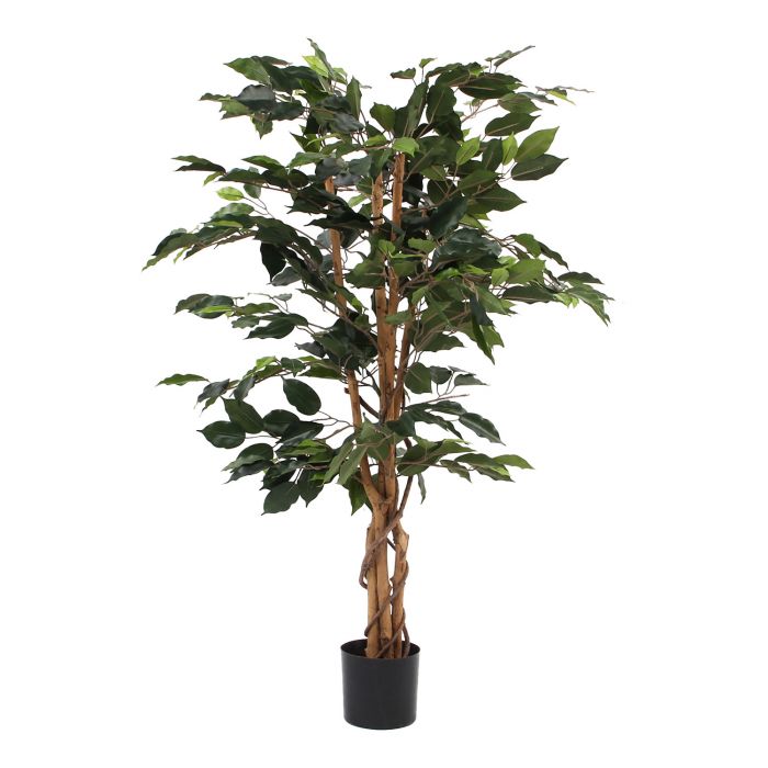 MICA DECORATIONS FICUS ARTIFICIAL PLANT - H110 X Ø65 CM - GREEN