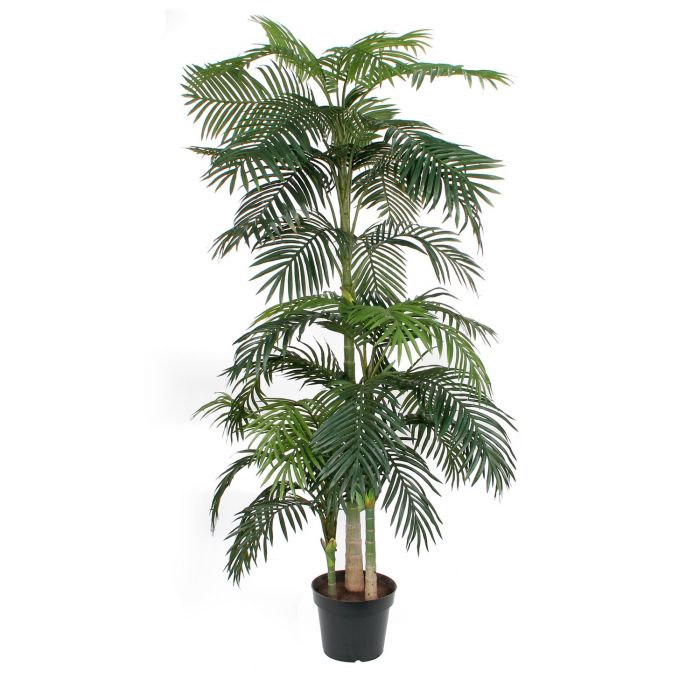 MICA DECORATIONS ARECA PALM ARTIFICIAL PLANT - H220 X Ø115 CM - GREEN