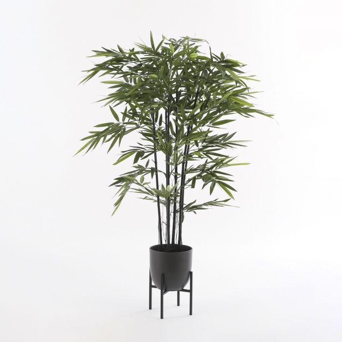 MICA DECORATIONS BAMBOO ARTIFICIAL PLANT - H140 X Ø95 CM - BLACK