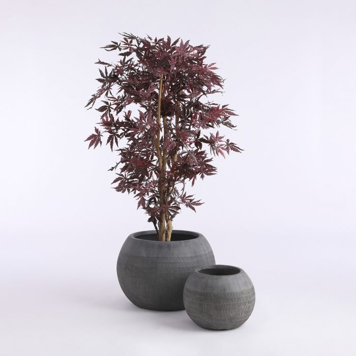 MICA DECORATIONS MAPLE ARTIFICIAL PLANT - H150 X Ø80 CM - RED