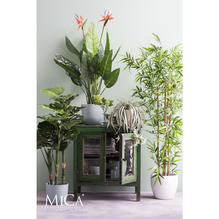 MICA DECORATIONS BAMBOO ARTIFICIAL PLANT - H180 X Ø80 CM - GREEN