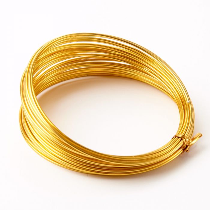 Aluminium Wire - Antique Gold
