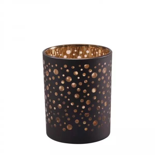 Glass - Speckle Votive - Dark Brown/Bronze