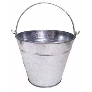 Galvanised Bucket 22cm with Ears (20)