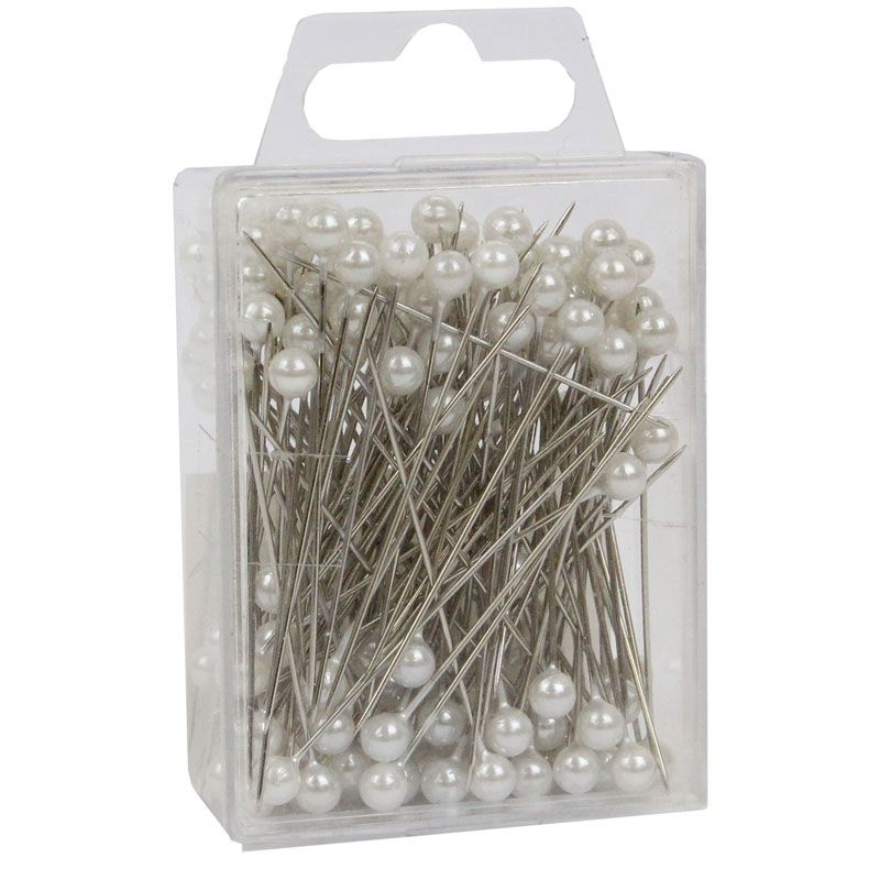 Pearl Pins - White