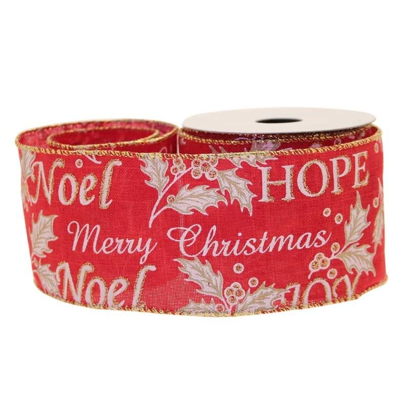 Ribbon - Christmas - Red