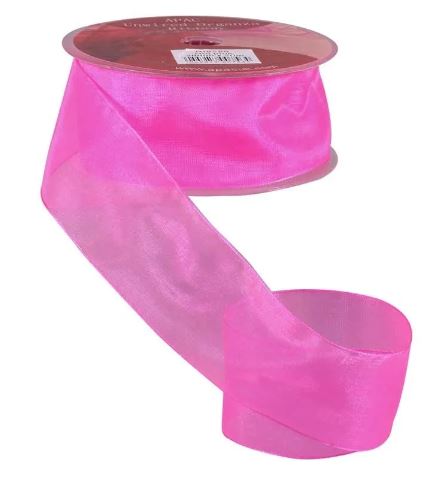Ribbon - Organza - Pink