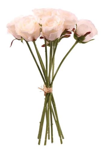 Artificial - Rose Bundle - Cream