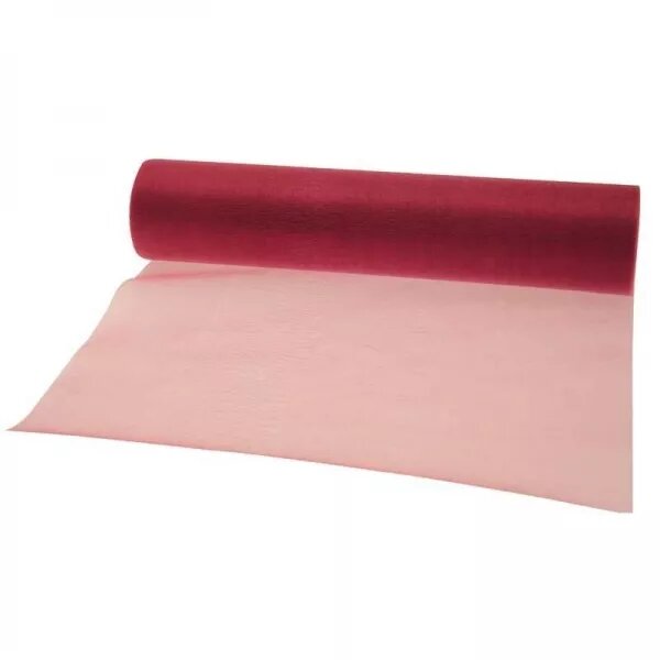 Organza Roll - Burgundy