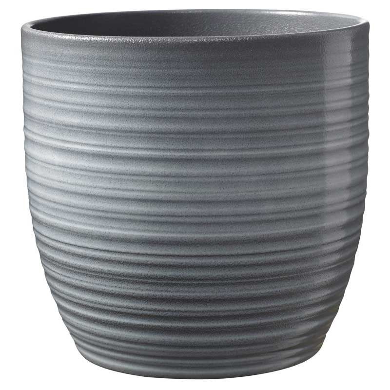 Ceramic - Bergamo Pot - Light Grey