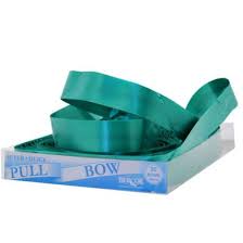 Ribbon - Pull Bow - Emerald Green