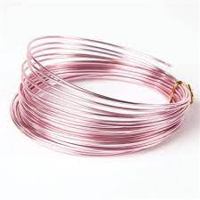 Wire - Aluminium - Rose Pink