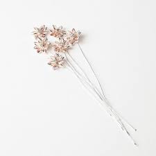 Pick - Flower - Pink/Silver