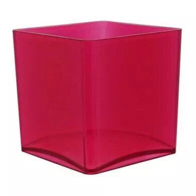 Acrylic Cube - Cerise