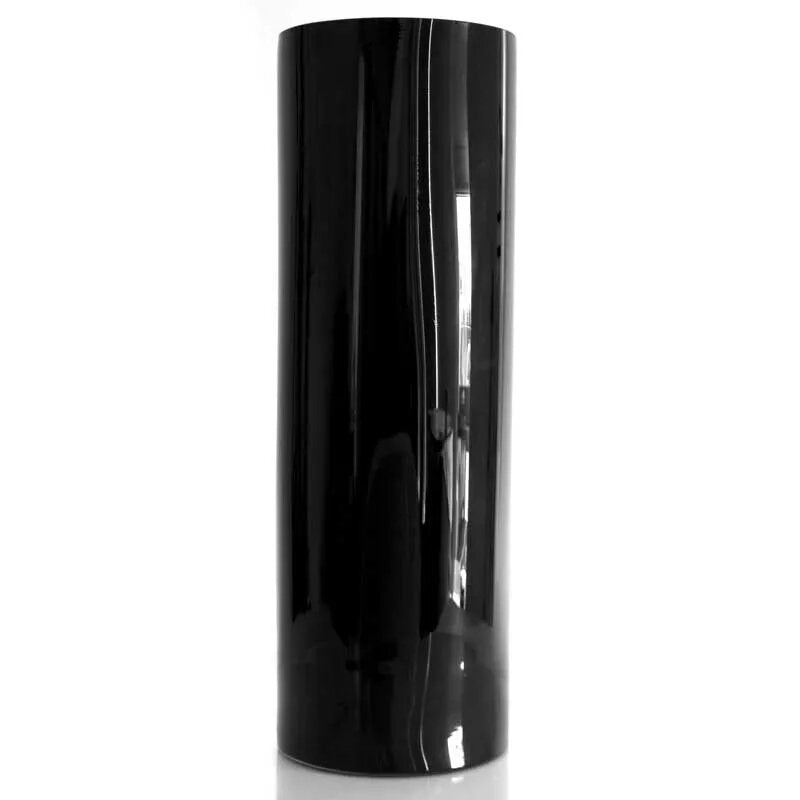 Glass - Cylinder Vase - Black
