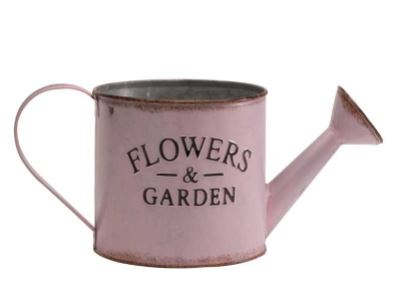 Tin - Watering Can - Pink