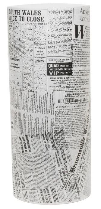 Kraft Paper - Bleached Newspaper Print