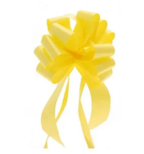 Ribbon - Pull Bow - Yellow
