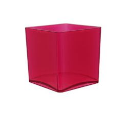 Acrylic - Cube - Cerise